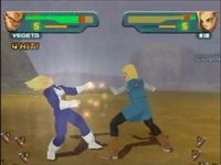 une photo d'Ã©cran de Dragon Ball Z - Budokai sur Nintendo Gamecube